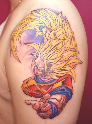  Goku Ultra Instinto Tatuaje by colormyworldpiink on DeviantArt