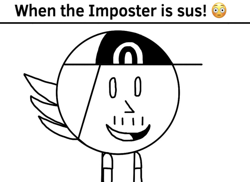 When the imposter has a groove on - Among us meme 