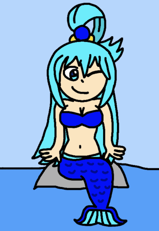 Mermaid Drawing – AquaMermaid
