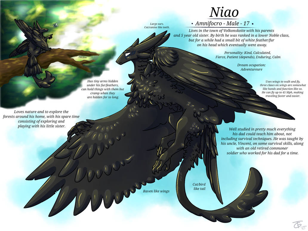 Niao Character Reff: Niao by Th3Gl1TcH on DeviantArt