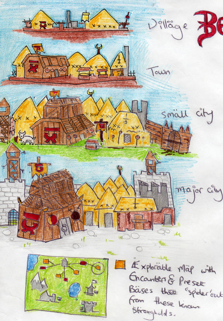 Beast Kin Village Map Beastkin Settlements by josephfranciswelfare on DeviantArt
