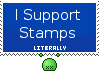 I Support Stamps Static by Jibodeah