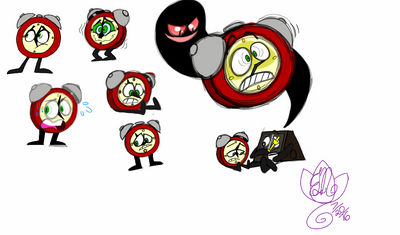 Alarm Clock Doodles by Art-Tart-Taffyness on DeviantArt
