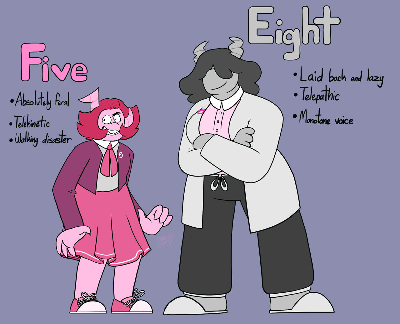Number Characters (Again) by PRNTR-INK on DeviantArt