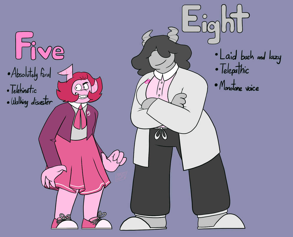 Number Characters (Again) by PRNTR-INK on DeviantArt
