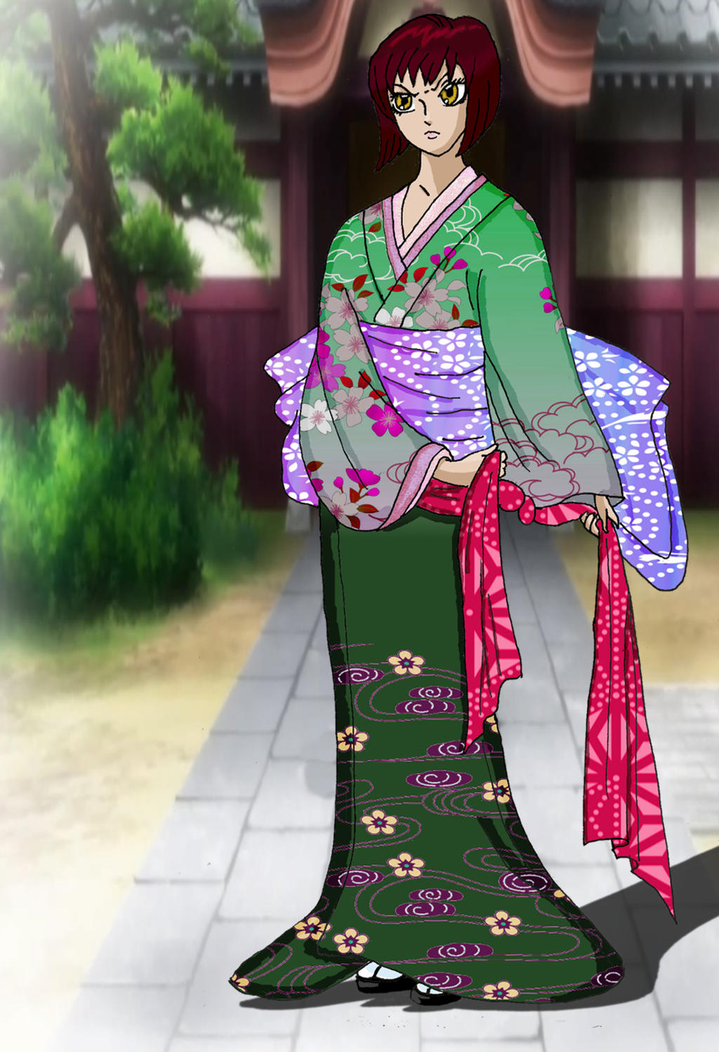 Nagashima, Azami (Background Version) by HaruRyomaru86 on DeviantArt