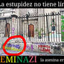 Feminazis pintan la Catedral de Mexico
