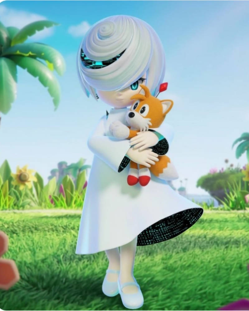 Sage hugs the newest version of the tails doll by Dutchbronyfan on ...