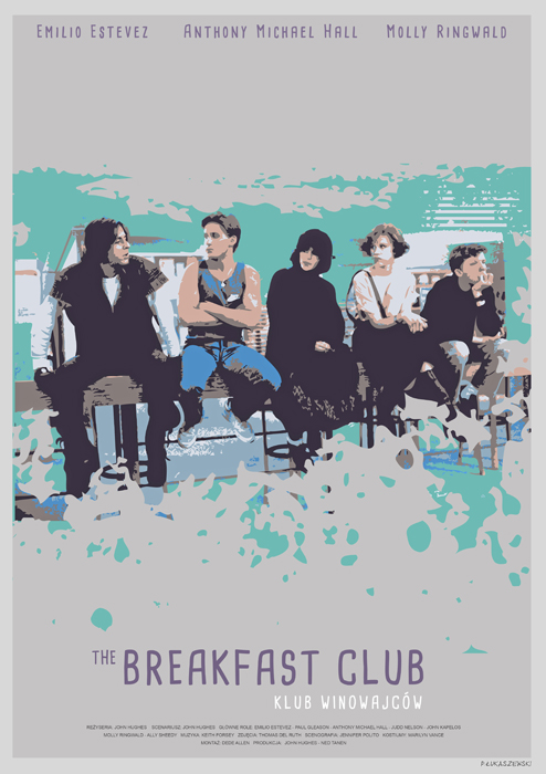 The BREAKFAST CLUB - movie poster