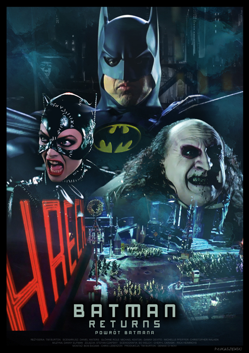 BATMAN RETURNS - movie poster by P-Lukaszewski on DeviantArt