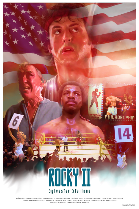 ROCKY 2 - Sylvester Stallone - movie poster