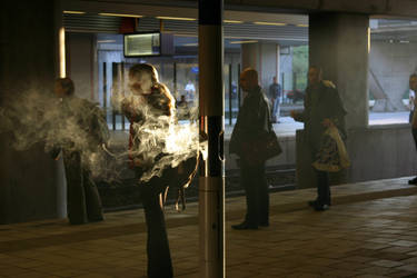 A moment on Amsterdam Sloterdijk station