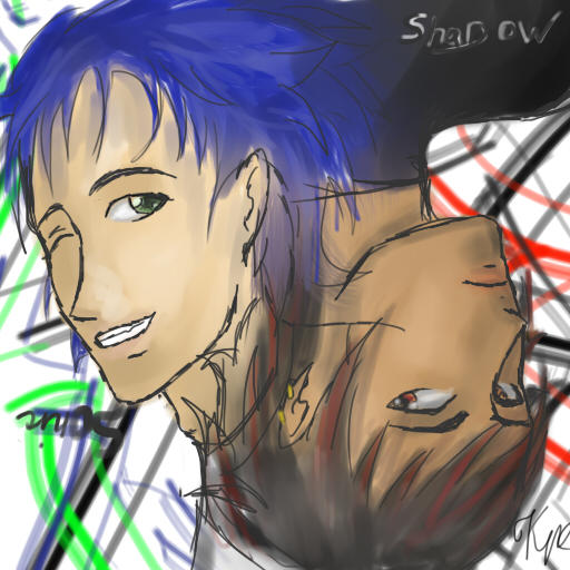 Sonic and Shadow in human form by KeyNight on DeviantArt