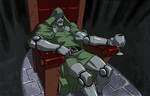 Dr DOOM Chillaxing by jeffwamester