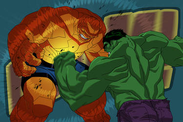 USM214 Hulk v Thing Punch 02