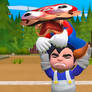 Scaredy Cat Retarded Mario held by SMG4