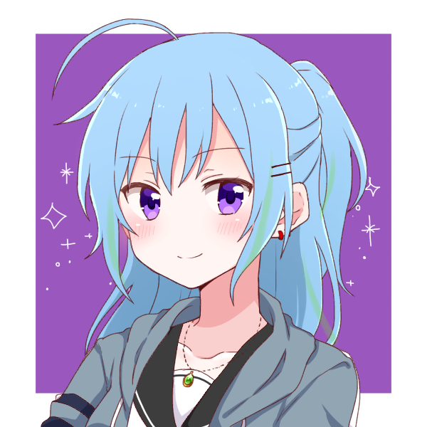 Blue Haired Anime Girl by Azraa78 on DeviantArt