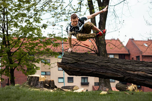 One Handed Vault / PARKOUR