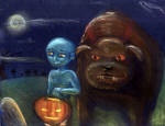 Spooky wishes you a happy Halloween by Eleithel