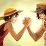 Luffy x Ace Brotherhood