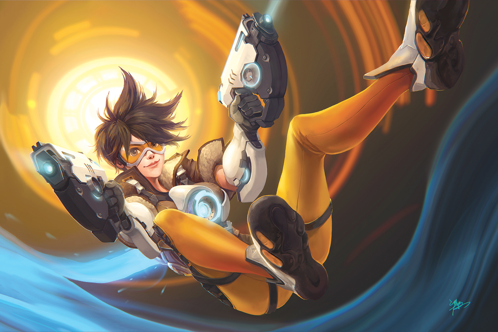 Overwatch Tracer FanArt by JeremyChong on DeviantArt