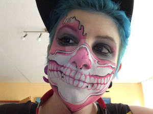 Halloween Makeup - Skull