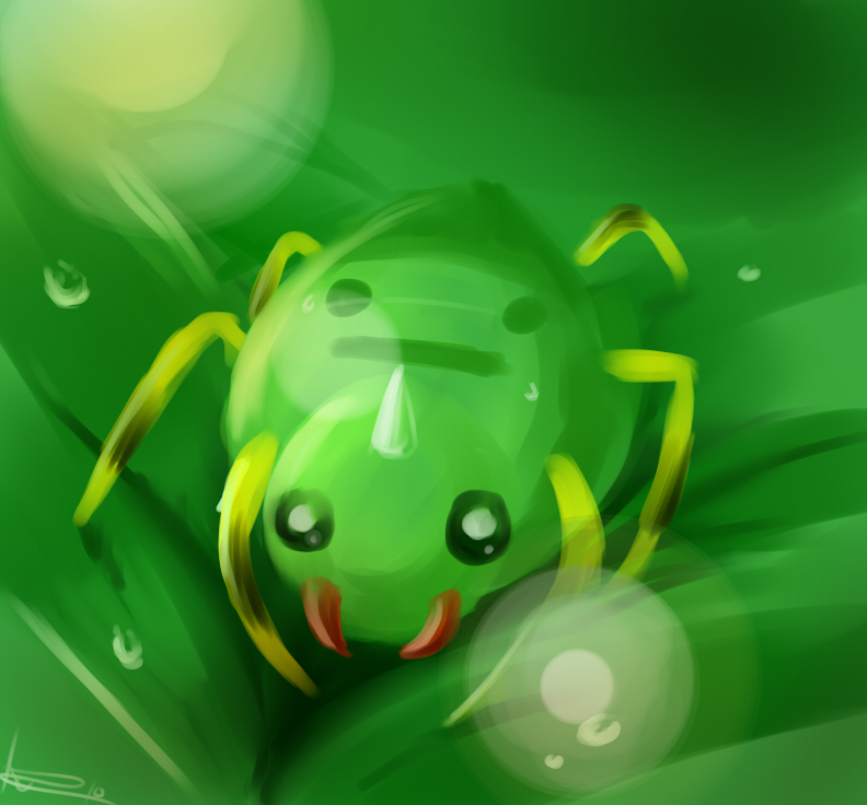 Spinarak by Blazin-Hearted