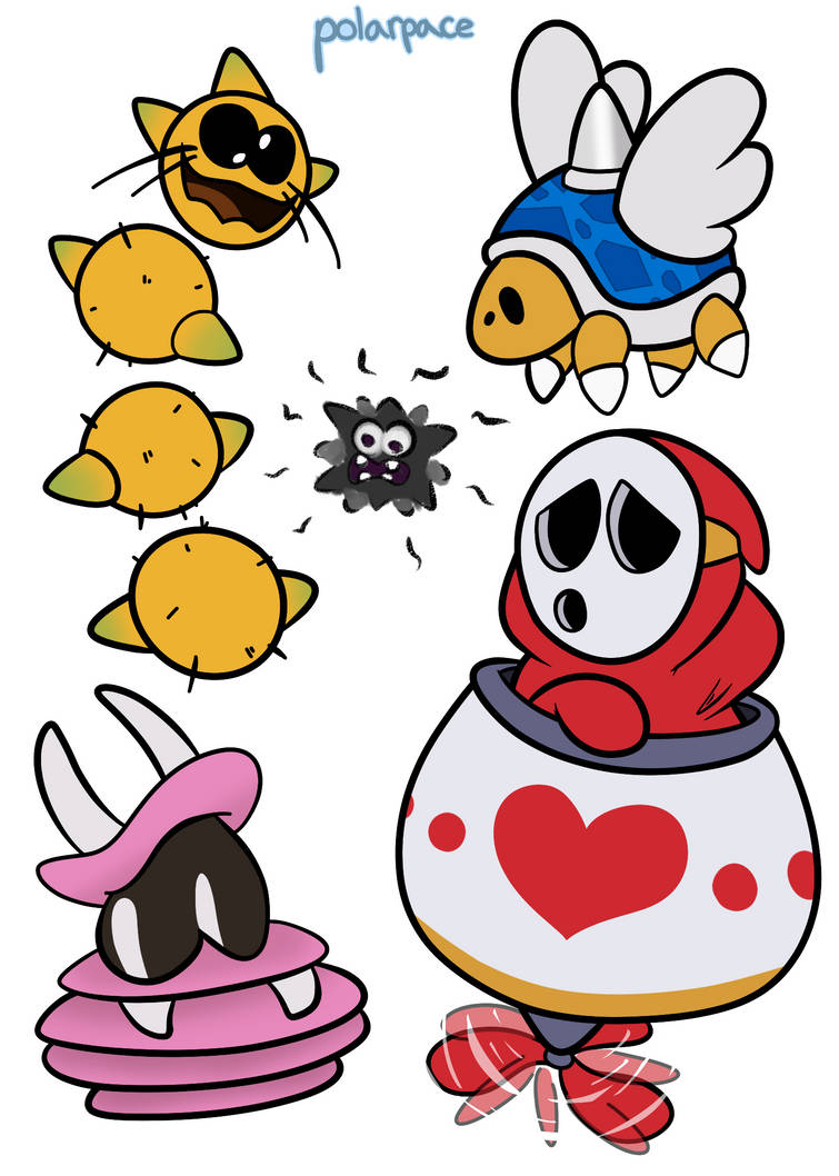 Paperboy Enemies Some Paper Mario Enemies by polarpace on DeviantArt