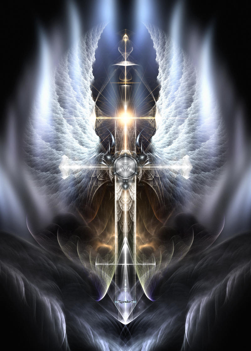 Heavenly Angel Wings Cross