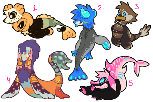 (1/5 open) seal one off adopts