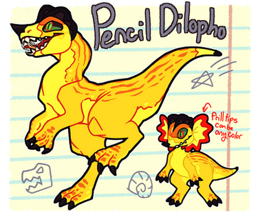 (sold) Pencil Dilopho Adopt