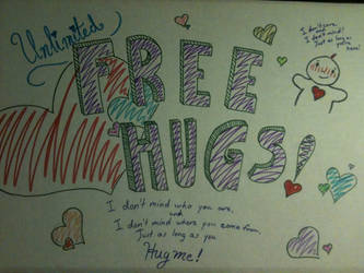 My free hugs sign ^~^