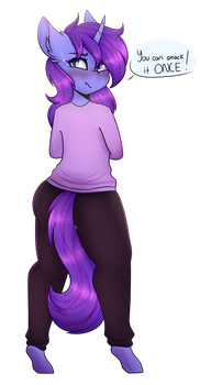 Bigg butt purple pony