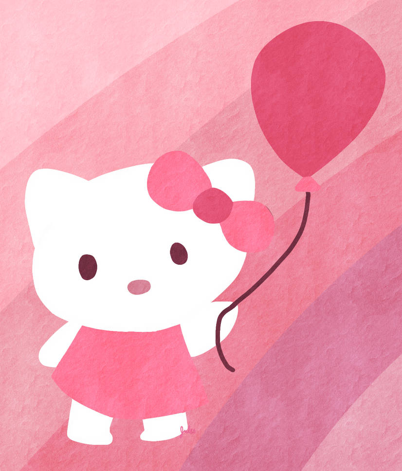 Hello Kitty Inflation hello kitty with a balloon by miepstrea on DeviantArt
