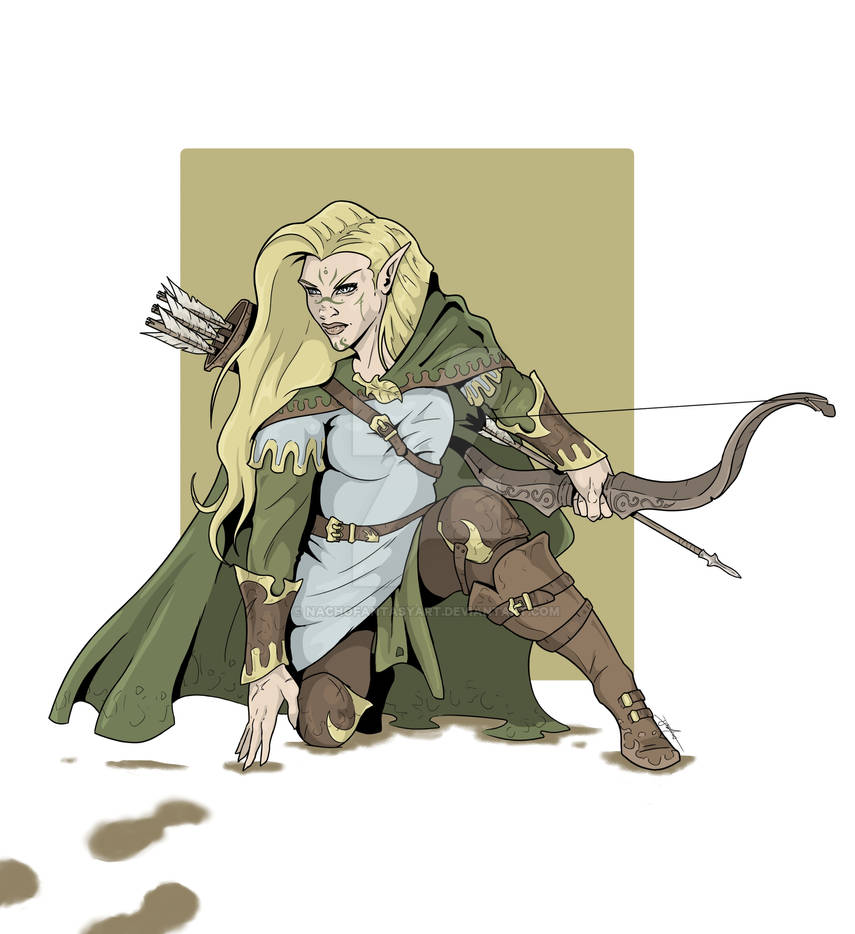 Elf Ranger by NachoFantasyArt on DeviantArt