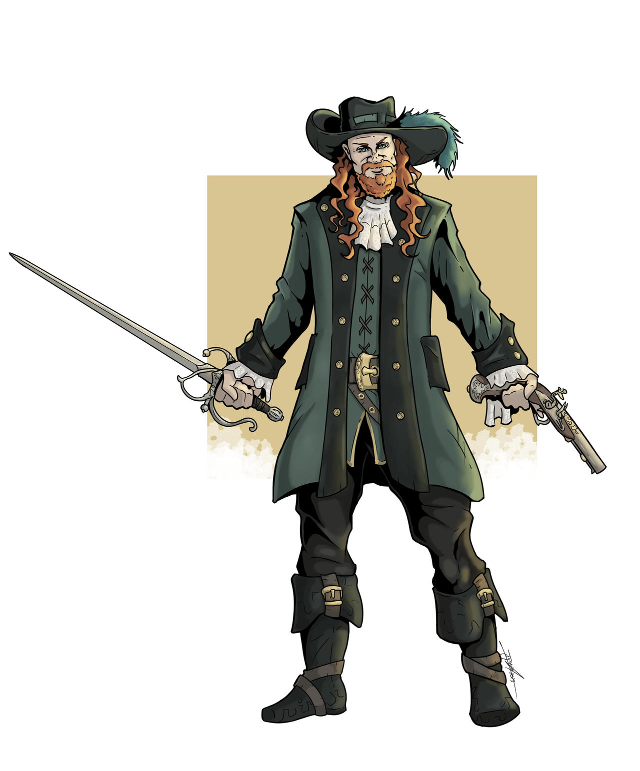 Pirate Commission by NachoFantasyArt on DeviantArt