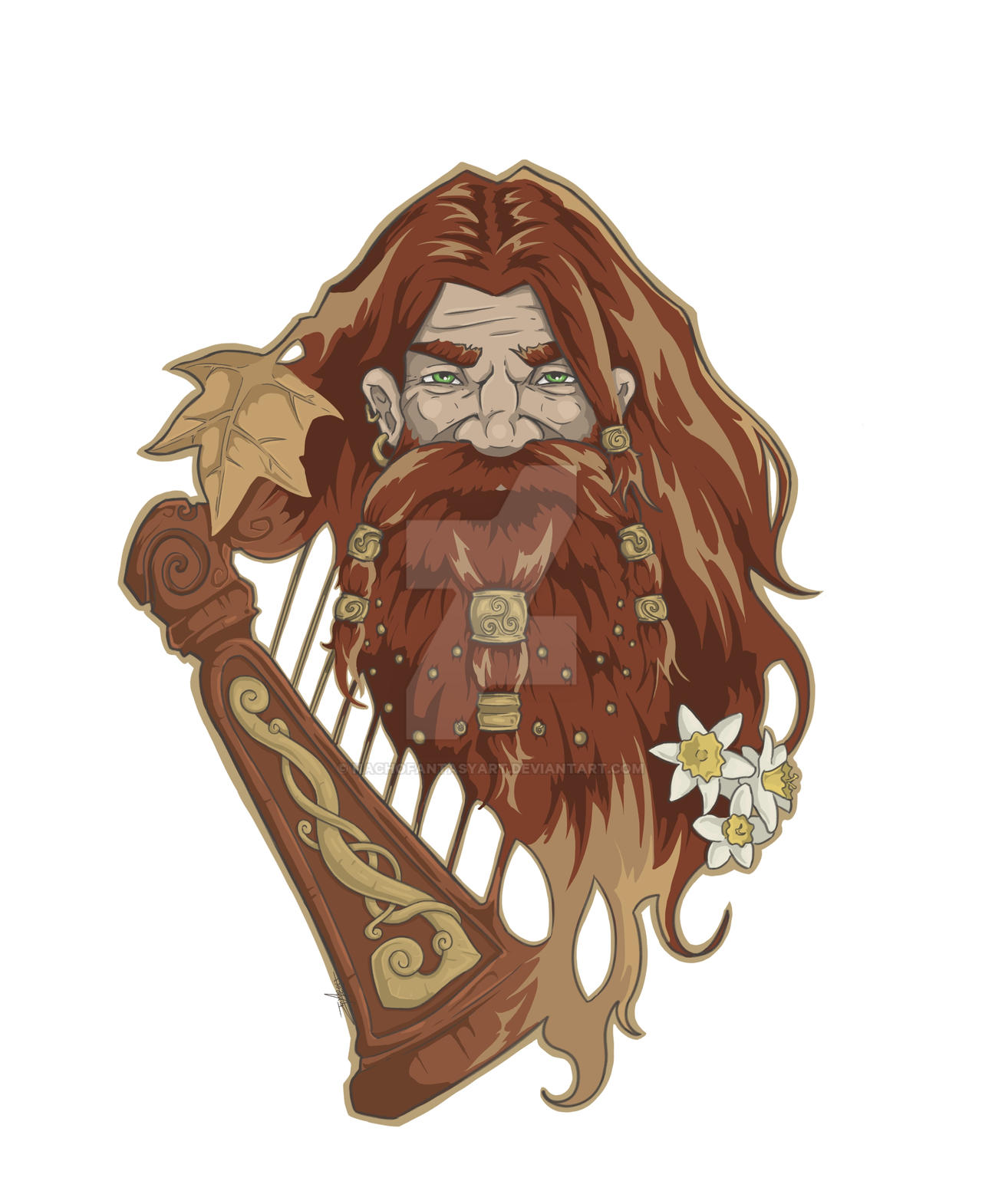 Celtic Gods- DAGDA by NachoFantasyArt on DeviantArt