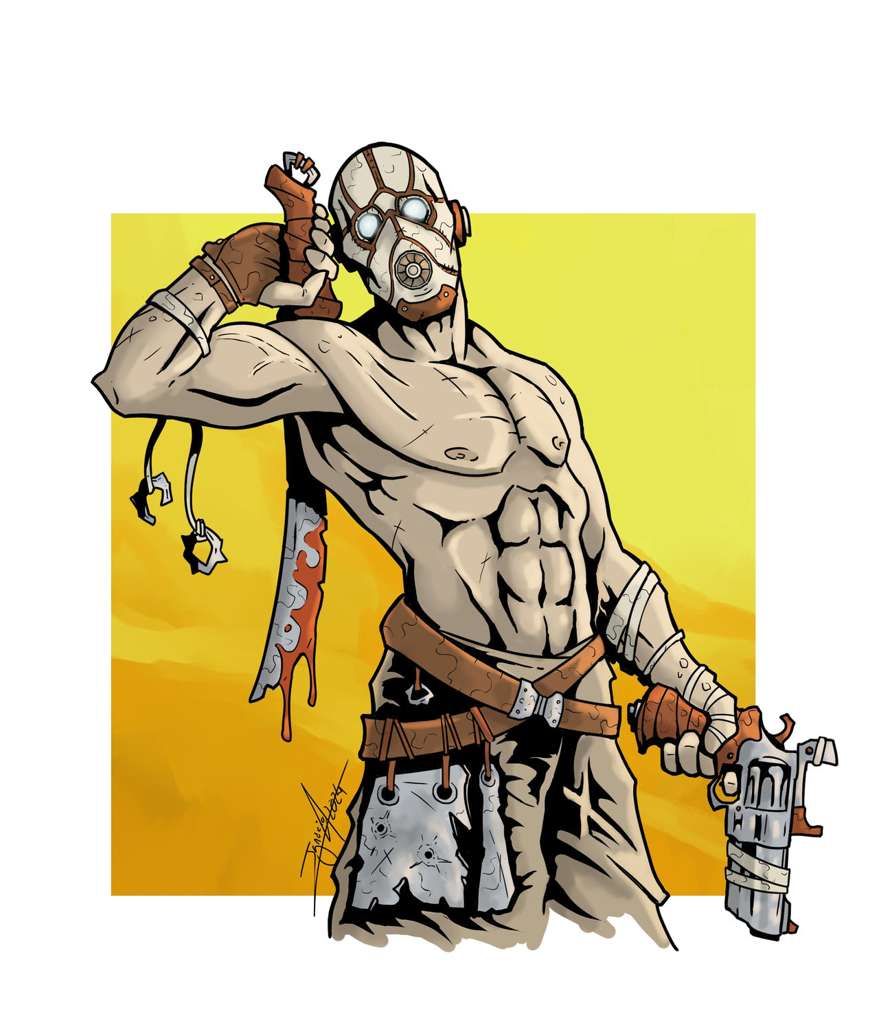 Bordon Deviantart Bordelands fanart by NachoFantasyArt on DeviantArt