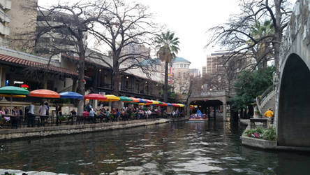 Cafes along the Riverwalk, San Antonio