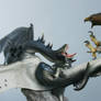 Fell Beast Vs. Eagle Diorama 4