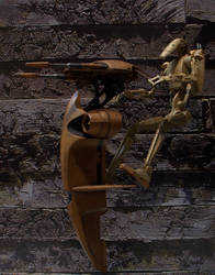 Sideshow Infantry Battle Droids And STAP 1/6 F. 2