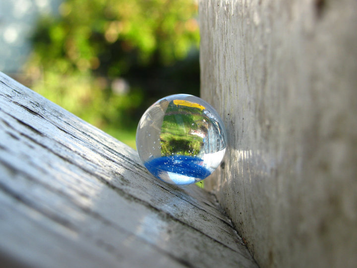 Looking Through A Marble