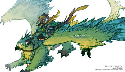 GuildWars2 - Tengu Gryphon Rider