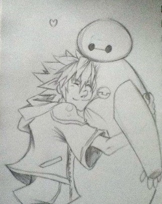 Sora and Baymax