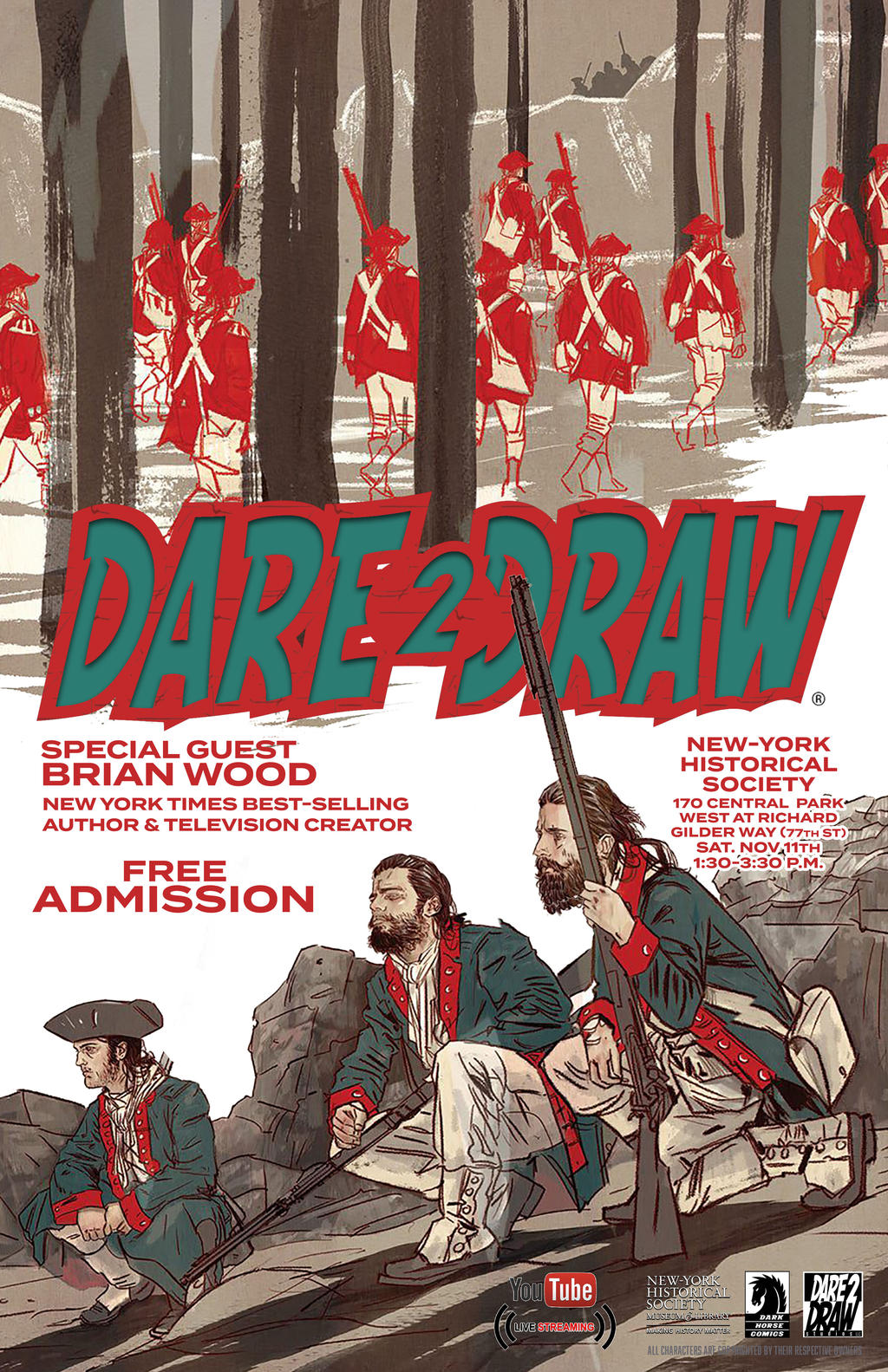Dare2Draw with Brian Wood @ the N-YHS by Dare2Draw