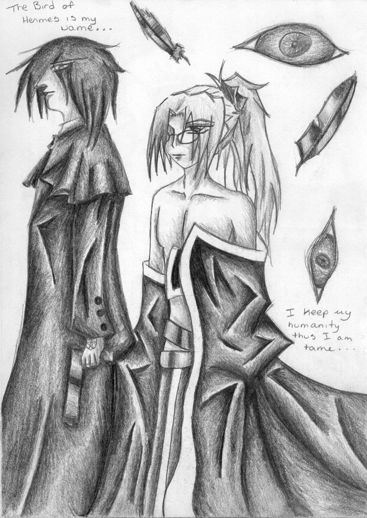 Abel and Alucard shaded