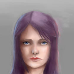 Purple Haired Girl