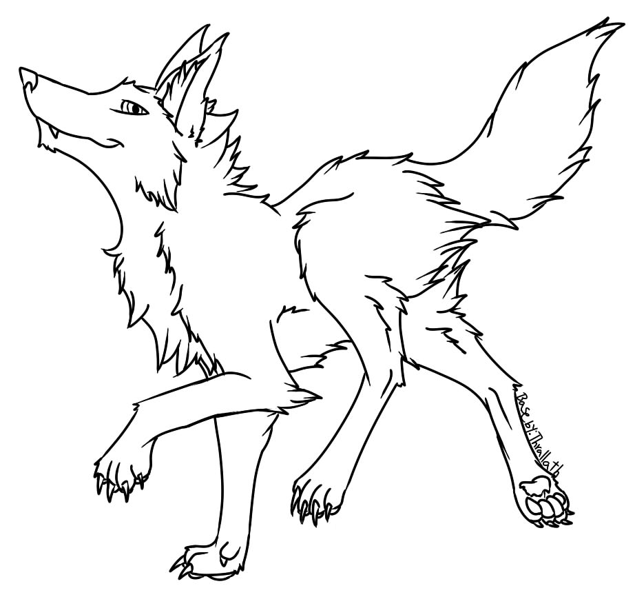 Free To Use Wolf Base By Thrallath On DeviantArt.