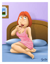 Lois in a Nightie by mysticalpha