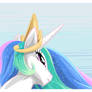Princess Celestia Looking Up
